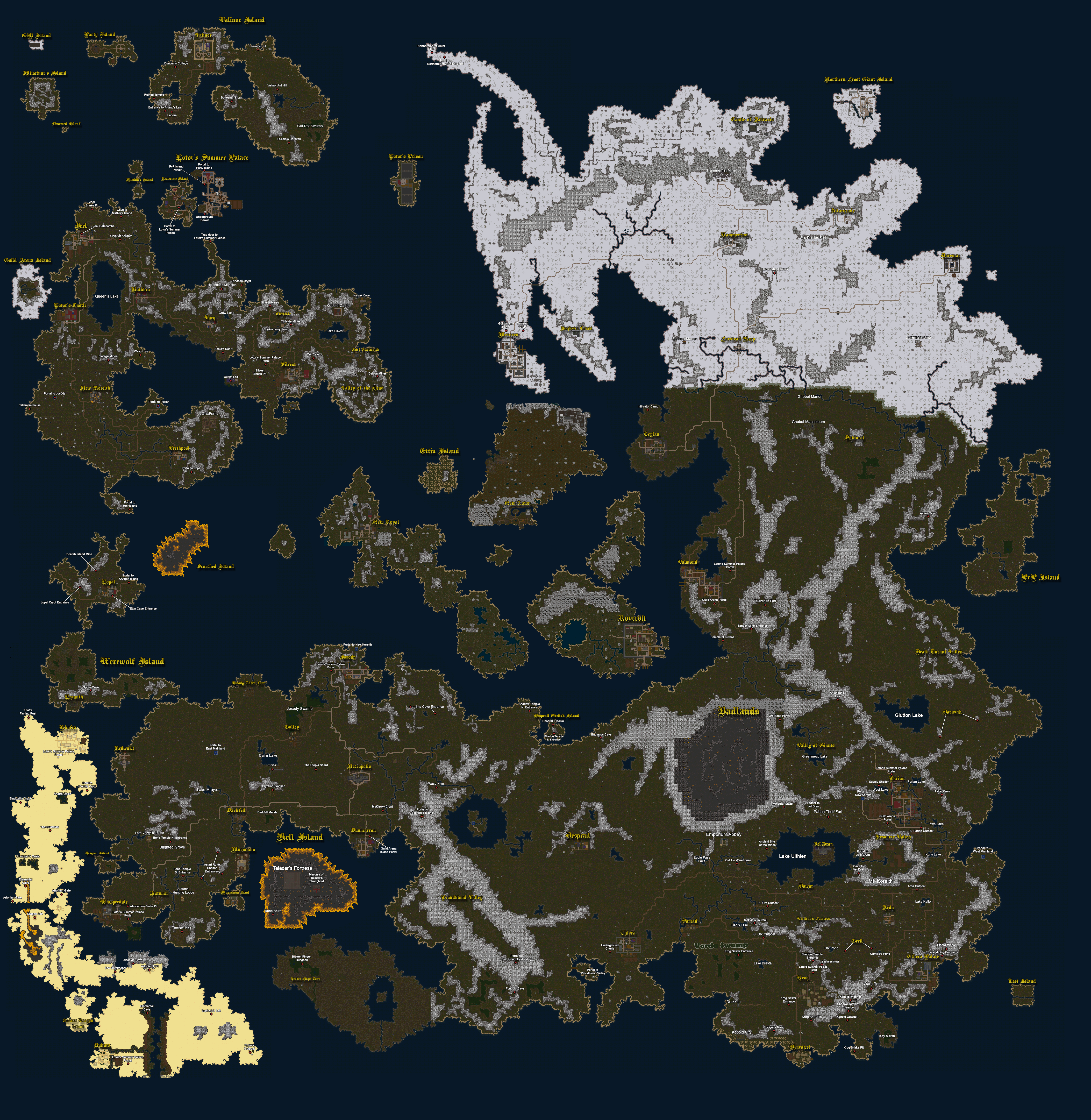 Valinor Map